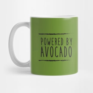 Powered by avocado Mug